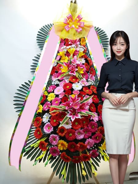 SW컨벤션센터 3단화환 고급형